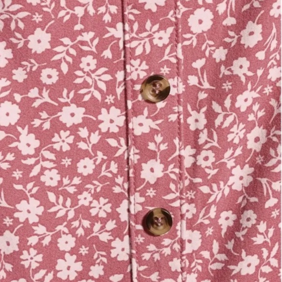 No Boundaries Jrs Peasant Pink Combo Dress With Belt XS (1) - Picture 4 of 9